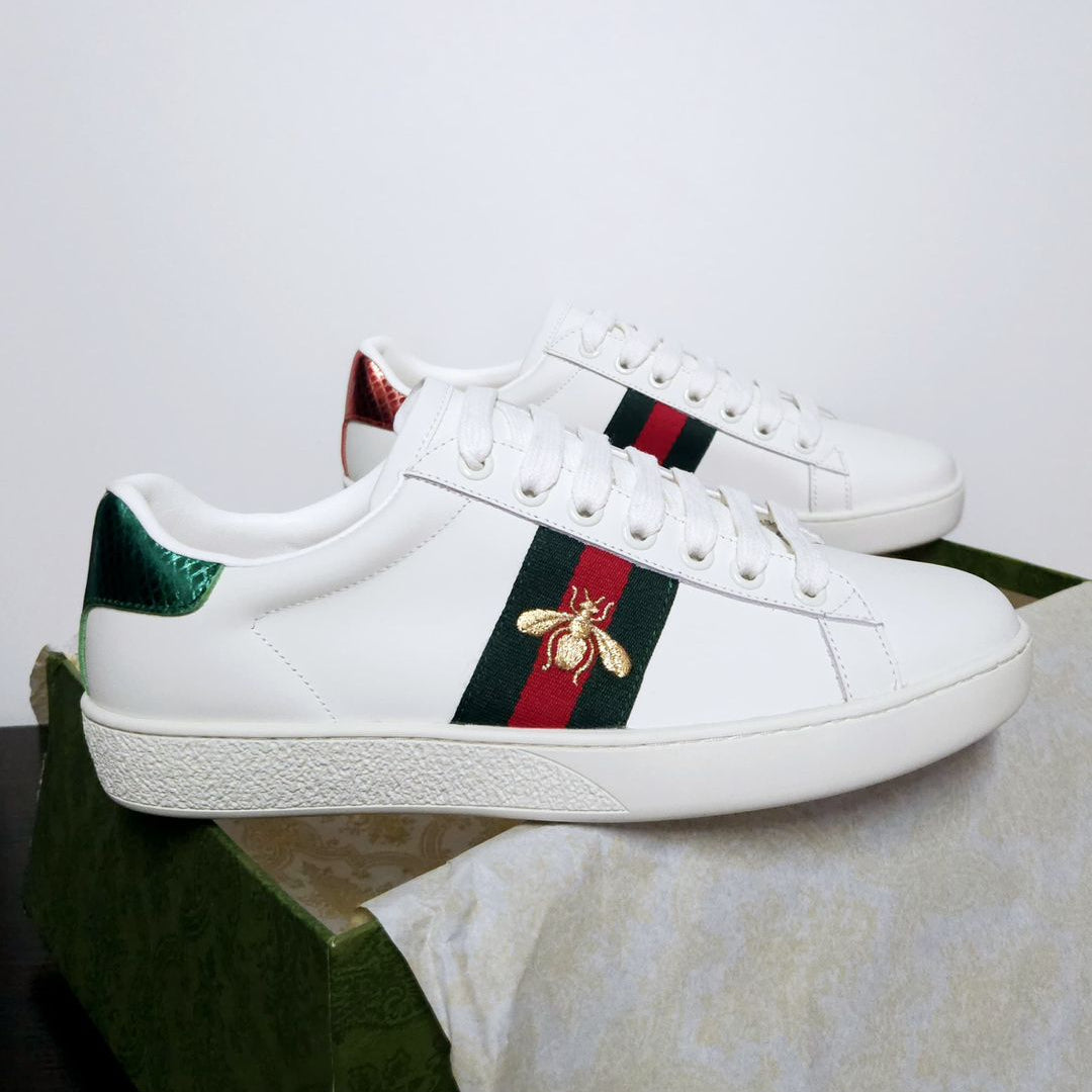 GUCCI ACE LEATHER SNEAKER “WHITE”