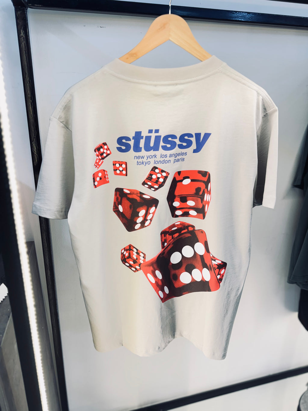 STÜSSY DICE T-SHIRT “GREY”