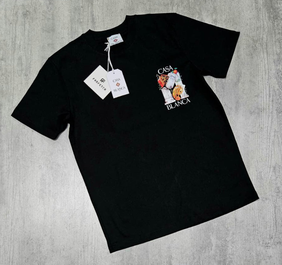 CASABLANCA PAINT T-SHIRT “BLACK”