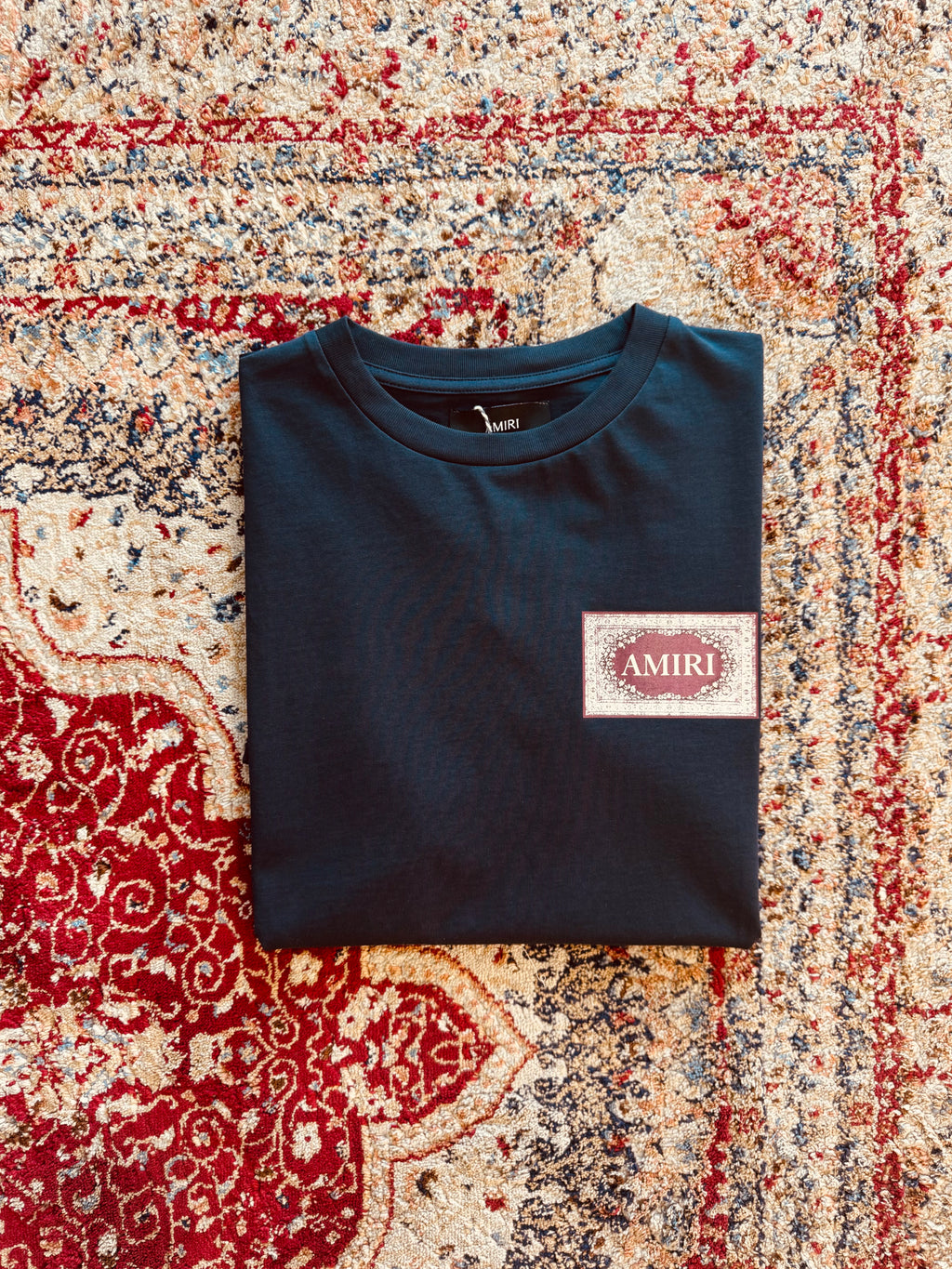 AMIRI RUG T-SHIRT "CHARCOAL"
