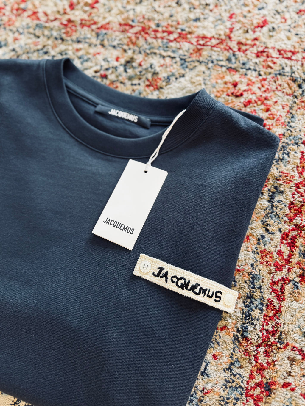 JACQUEMUS THE PLAGE T-SHIRT "NAVY BLUE"