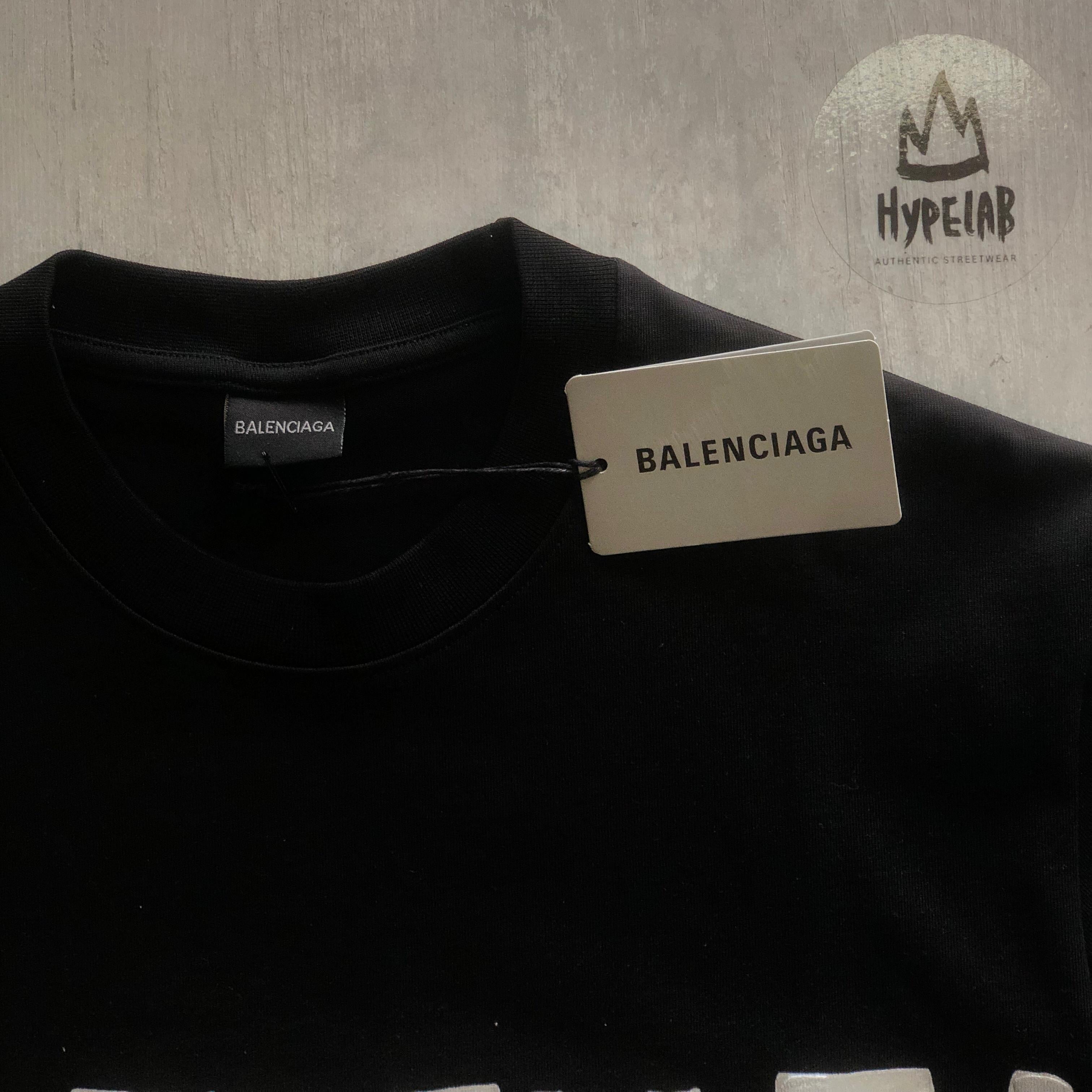 BALENCIAGA TAPE T-SHIRT “BLACK”