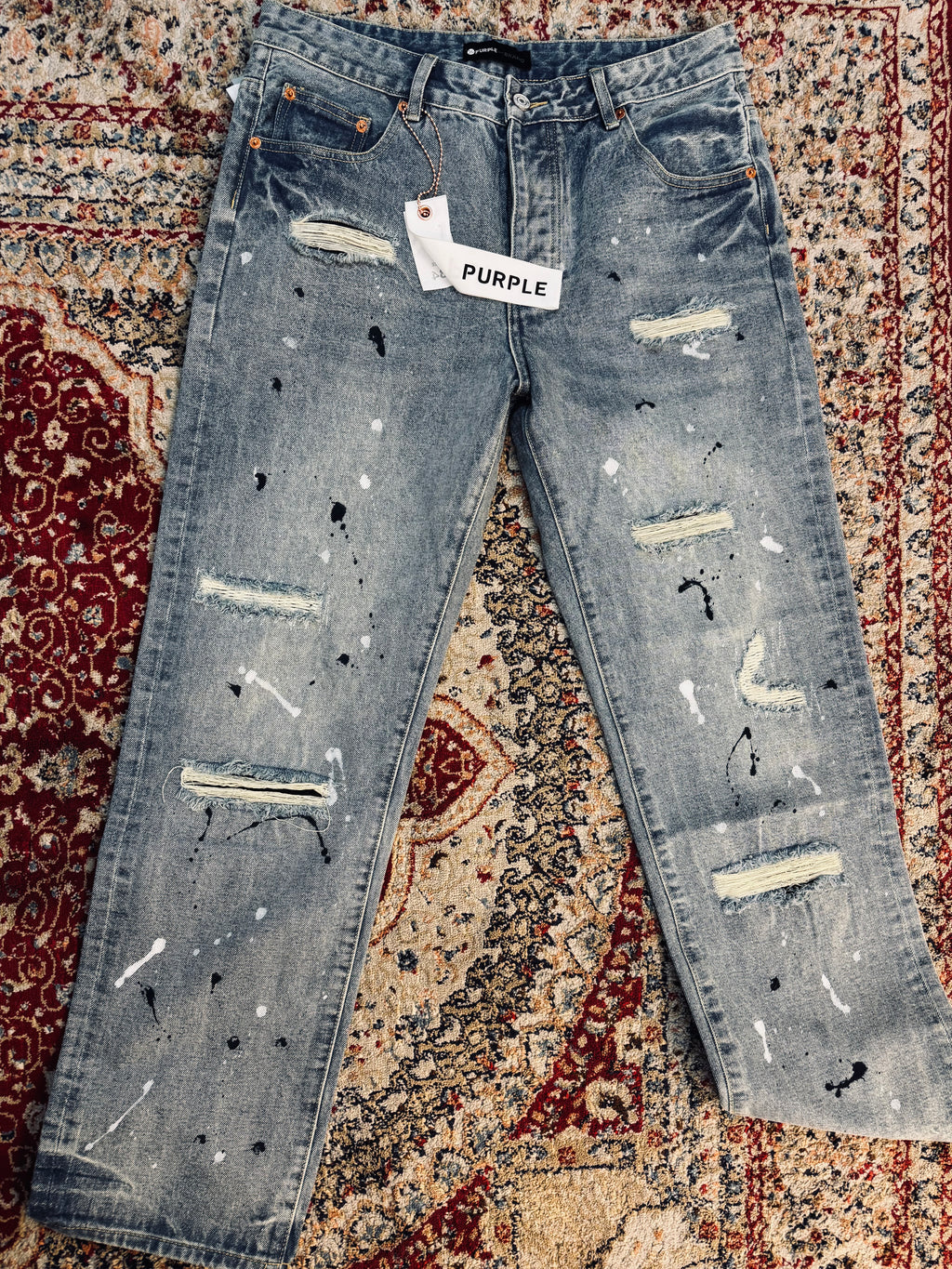 PURPLE BRAND BAGGY JEANS