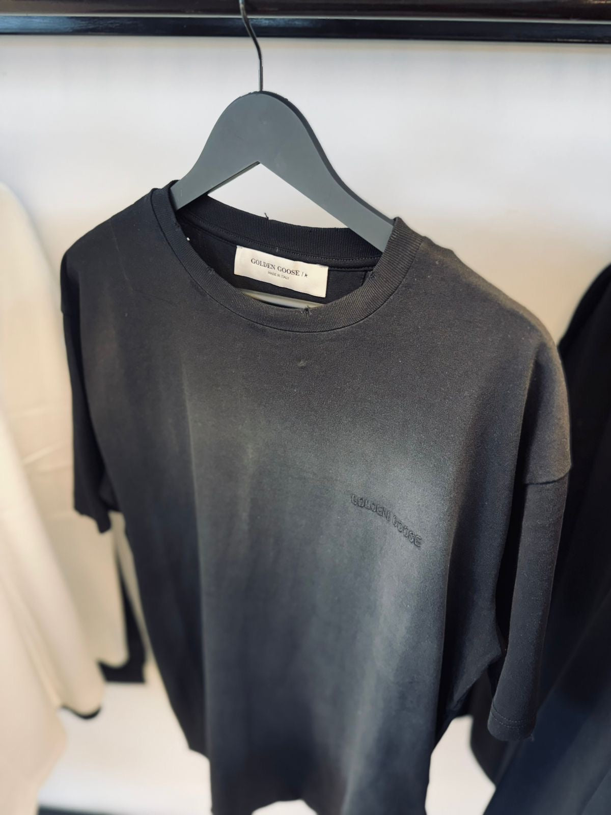 GOLDEN GOOSE FADED T-SHIRT “BLACK”