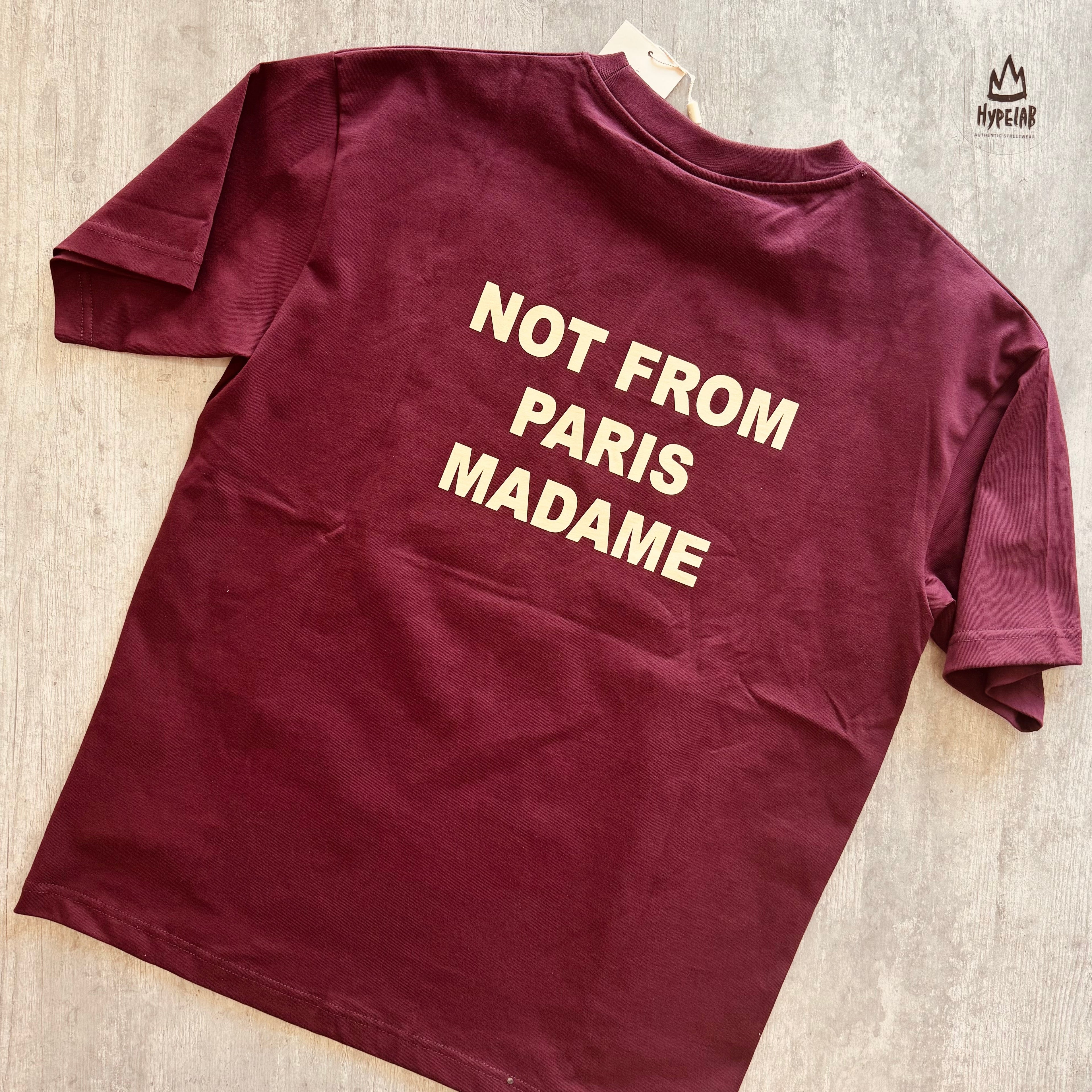 DROLE de MONSIEUR CLASSIC T-SHIRT "BURGUNDY"