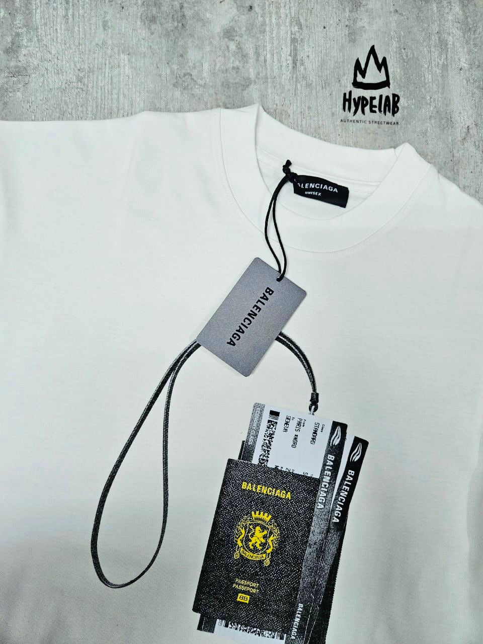BALENCIAGA AIRPORT T-SHIRT “WHITE”