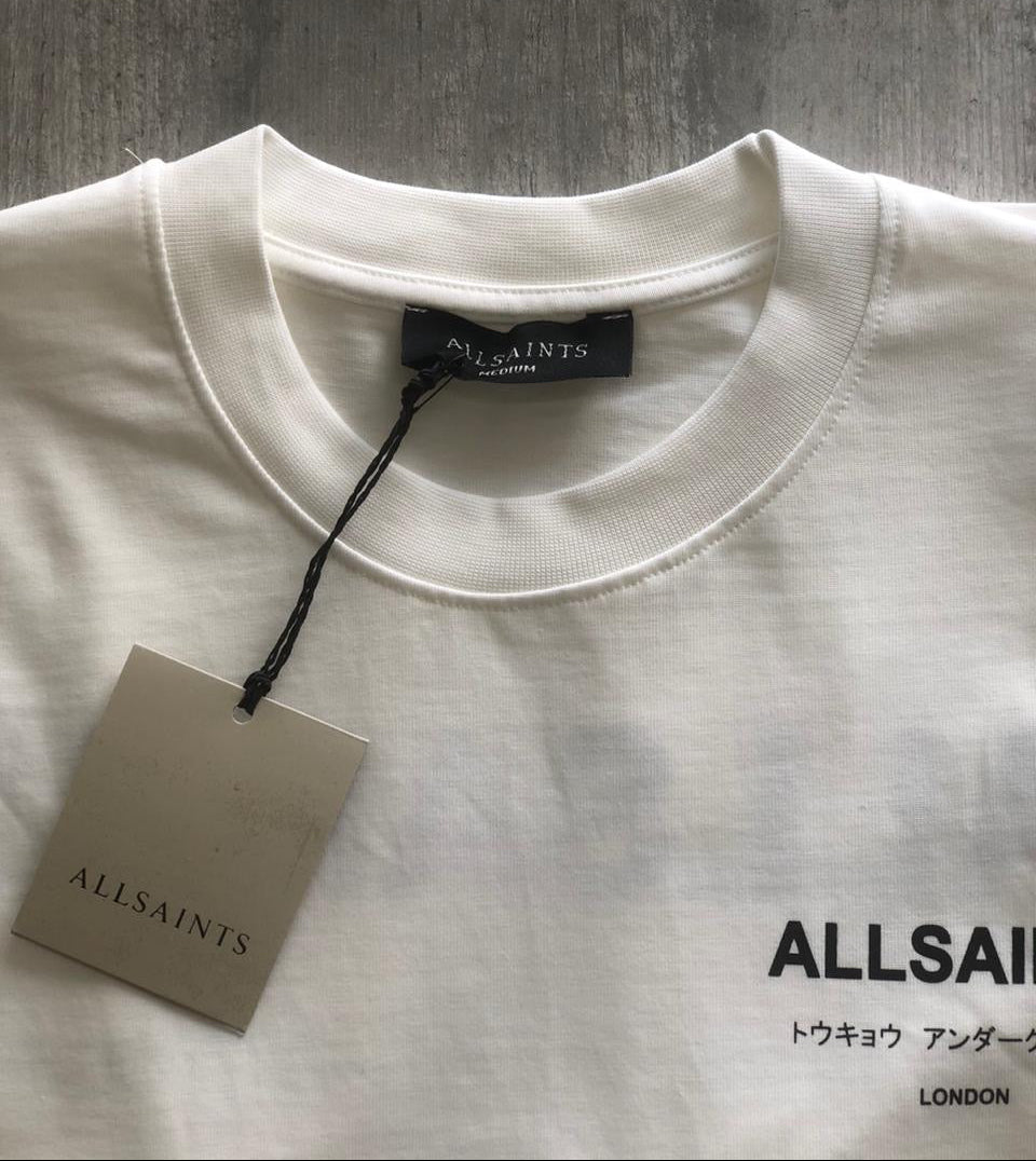 ALL SAINTS LOGO T-SHIRT “WHITE”