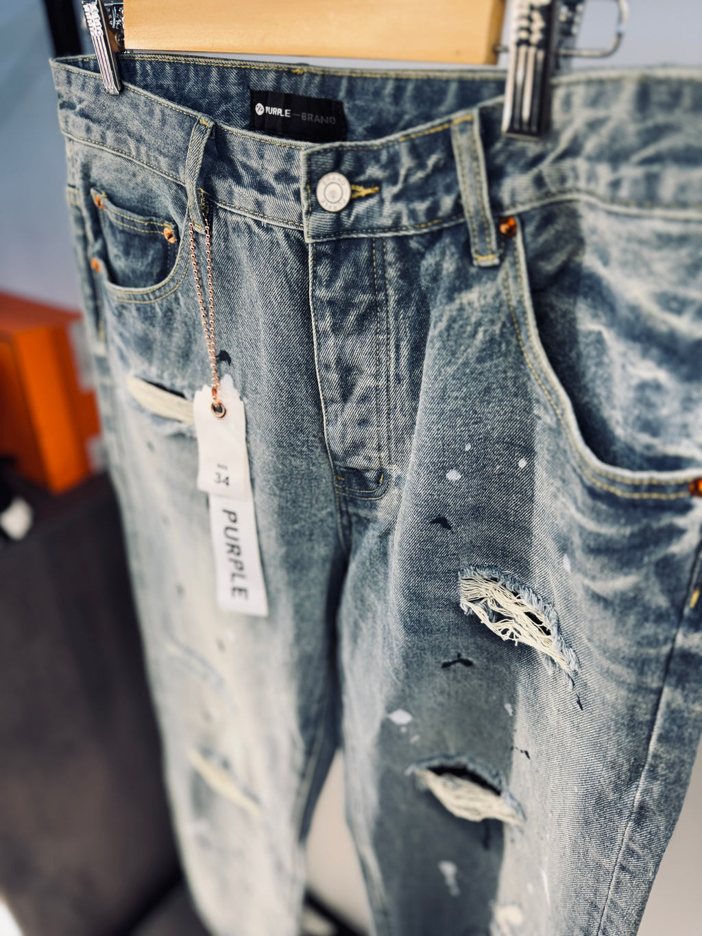 PURPLE BRAND BAGGY JEANS