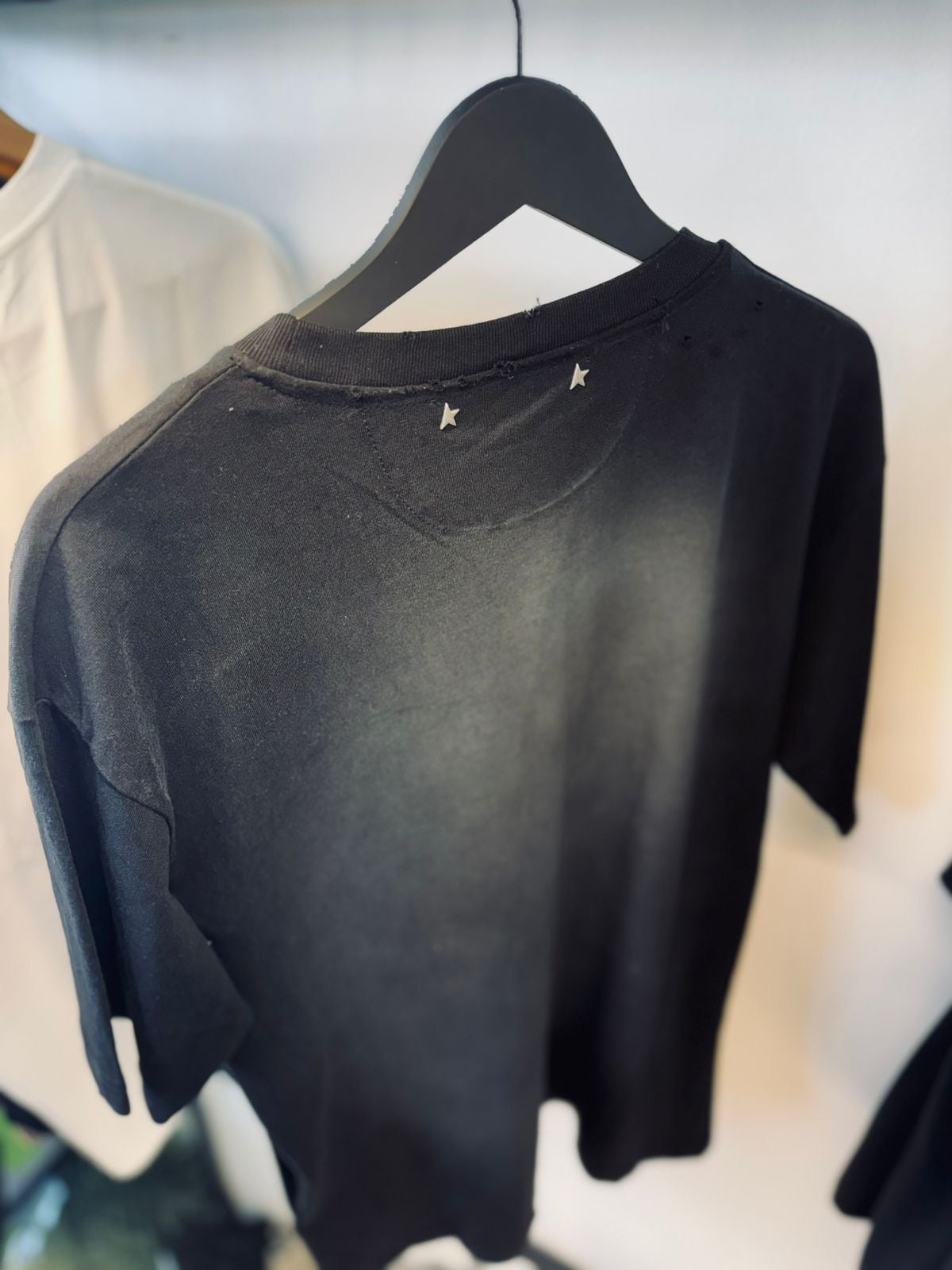 GOLDEN GOOSE FADED T-SHIRT “BLACK”