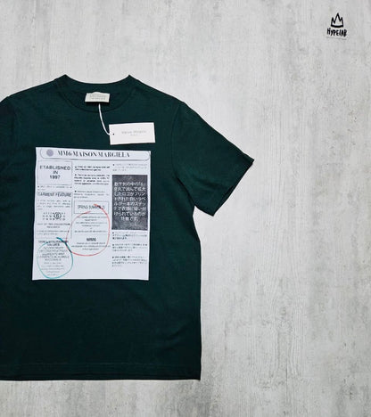 MAISON MARGELIA PREMIUM COTTON T-SHIRT “GREEN”