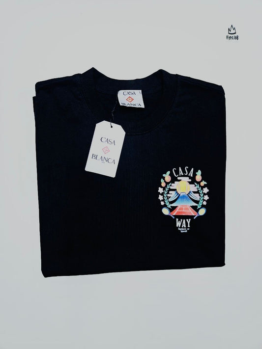 CASABLANCA CASAWAY T-SHIRT “BLACK”