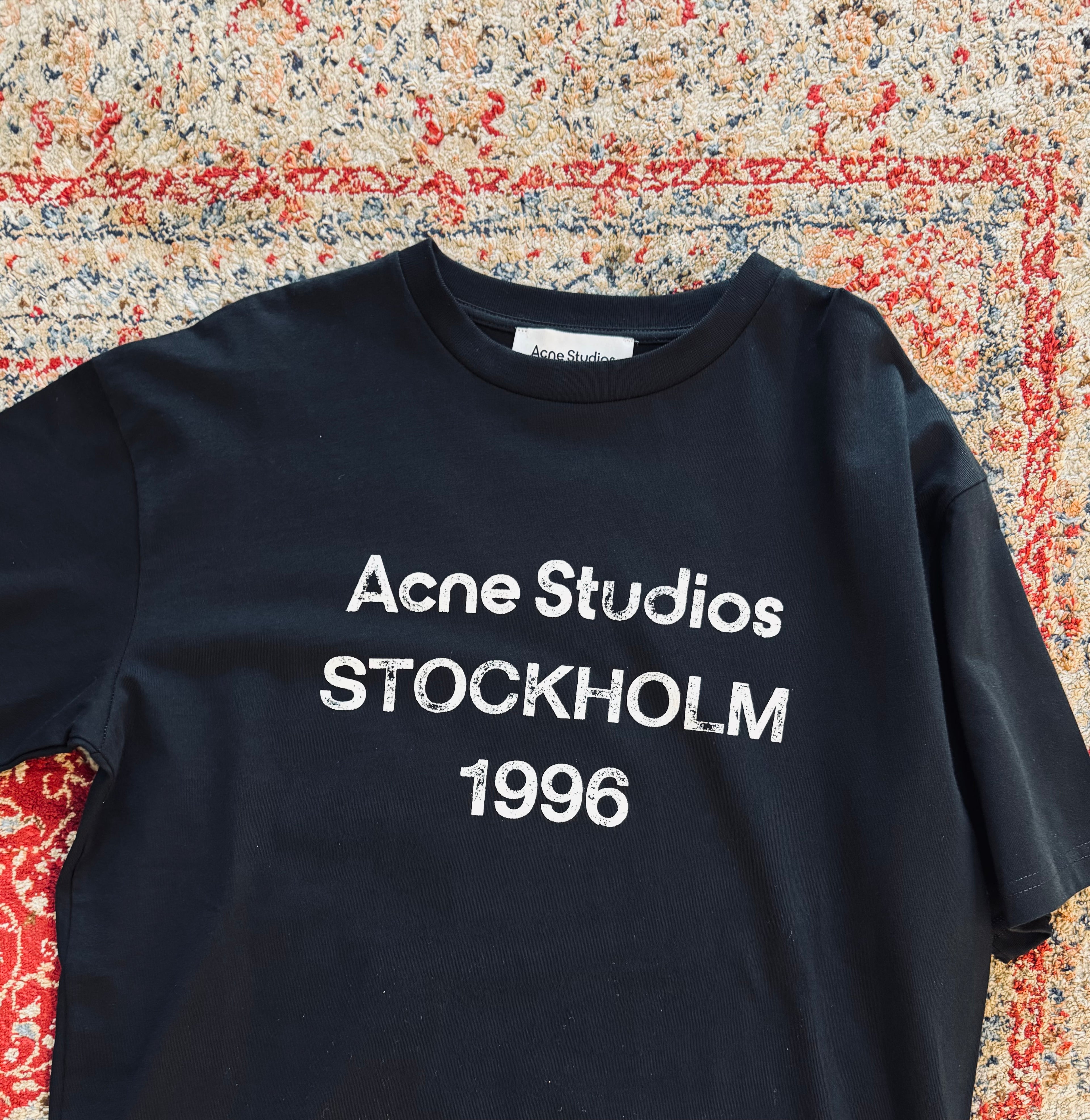 ACNE STUDIOS VINTAGE T-SHIRT "BLACK"