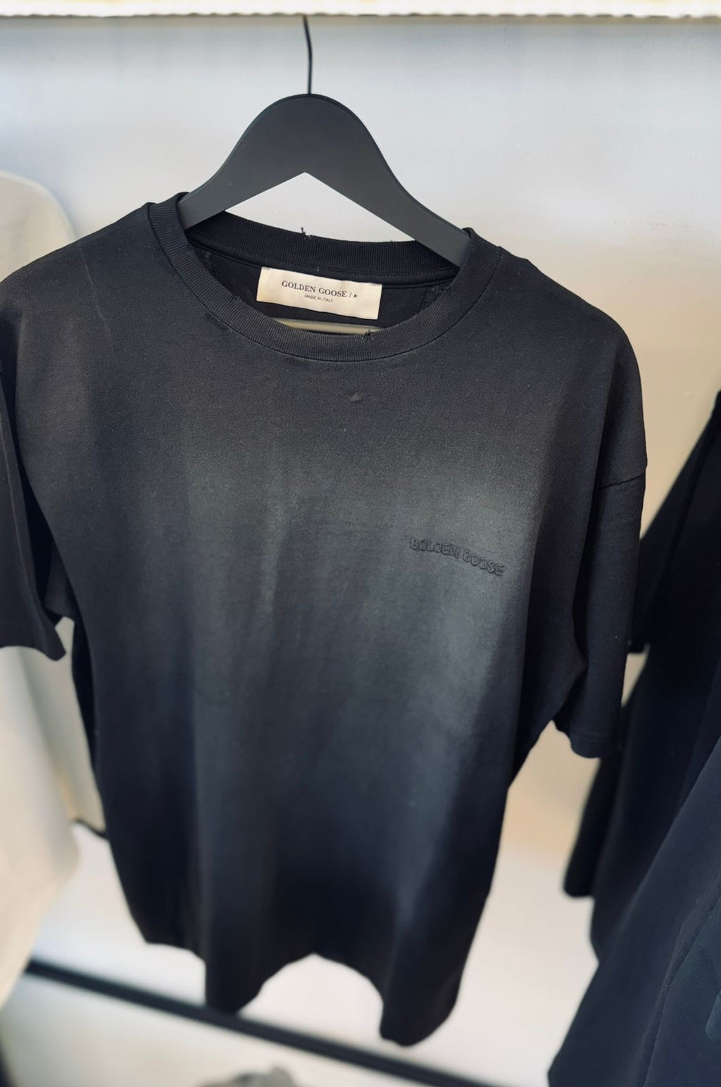 GOLDEN GOOSE FADED T-SHIRT “BLACK”
