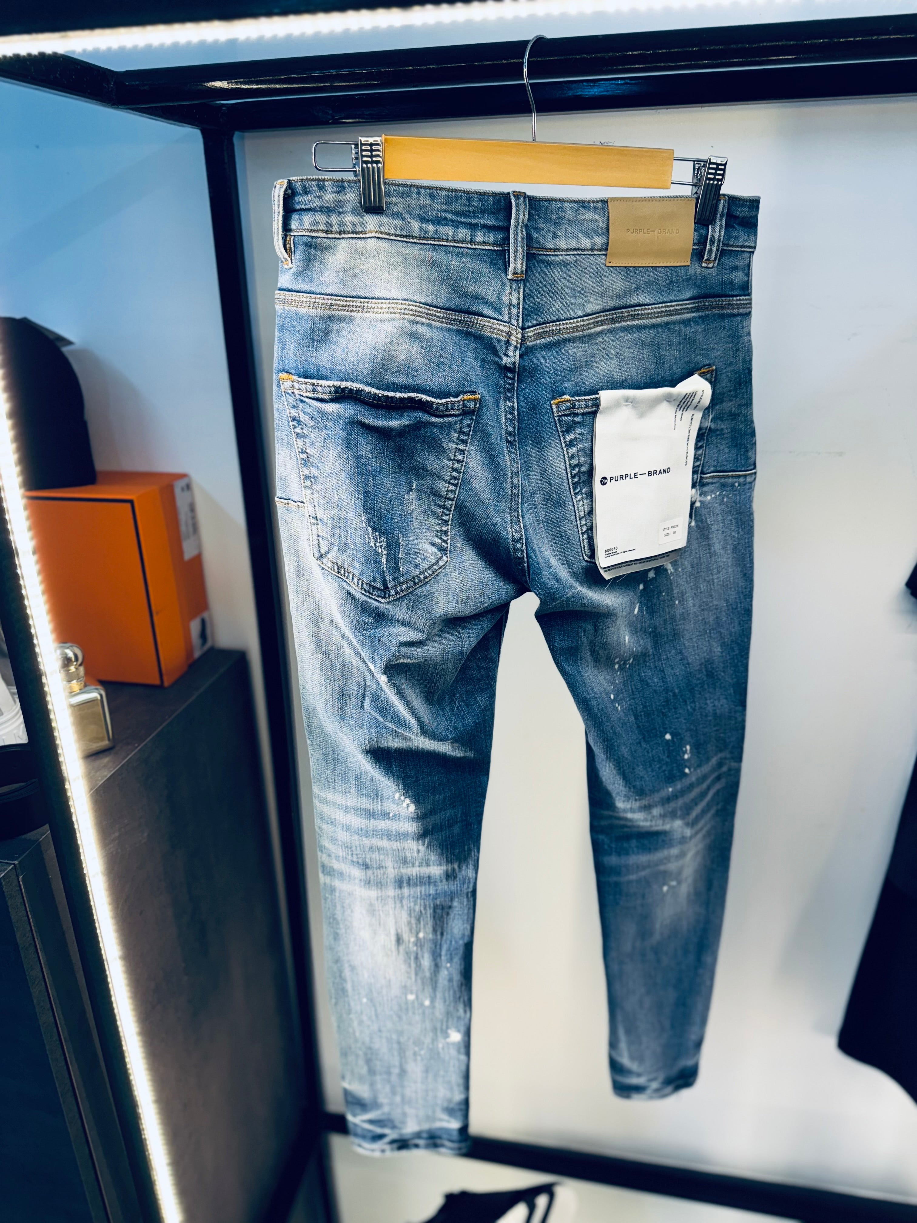 PURPLE BRAND FADED JEANS
