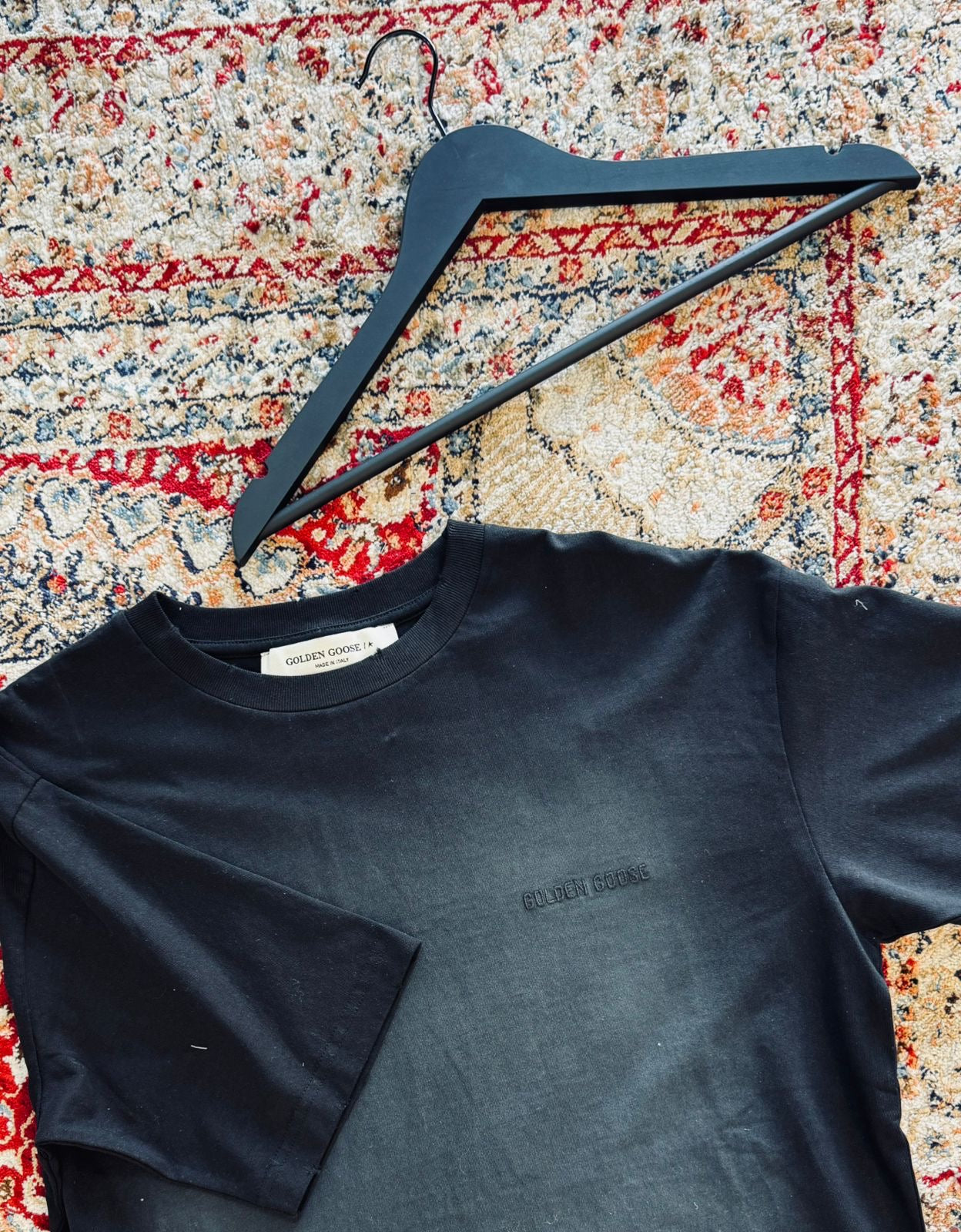 GOLDEN GOOSE FADED T-SHIRT “BLACK”