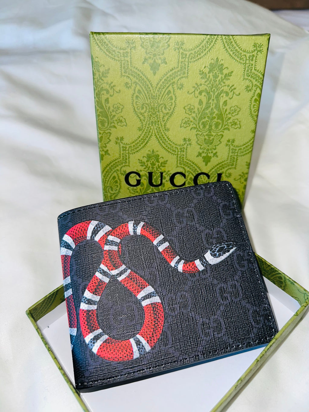 GUCCI SNAKE WALLET "BLACK"