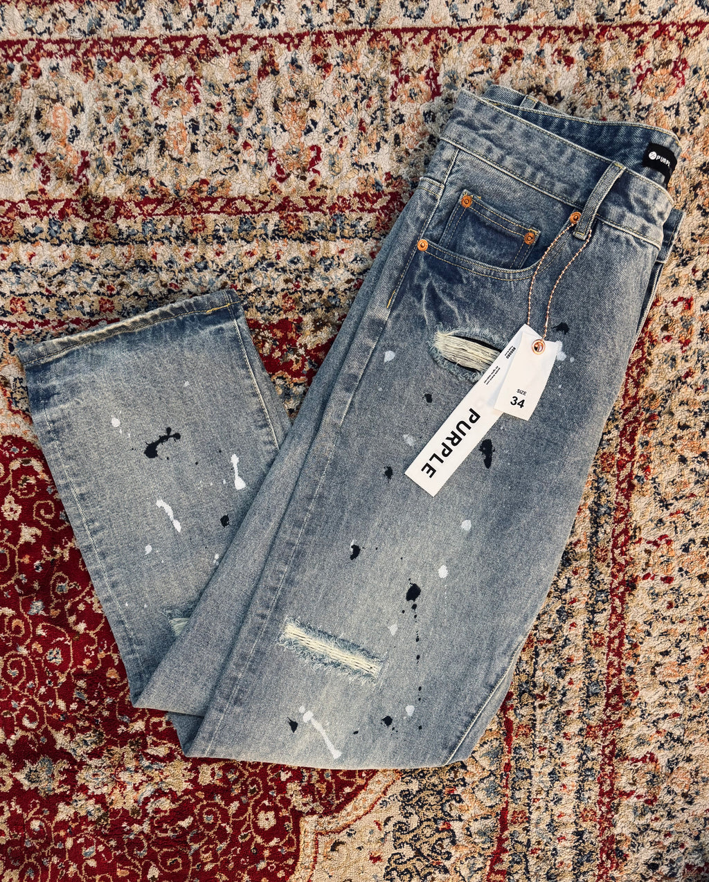 PURPLE BRAND BAGGY JEANS