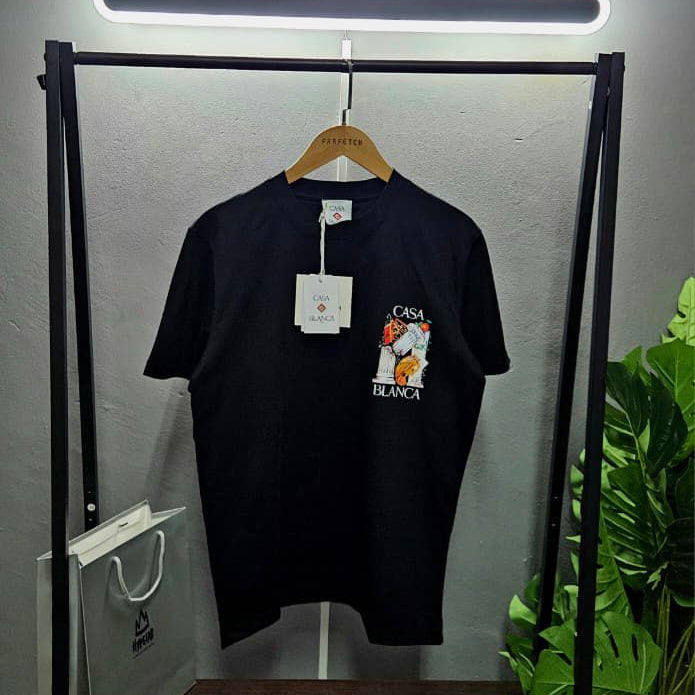 CASABLANCA PAINT T-SHIRT “BLACK”