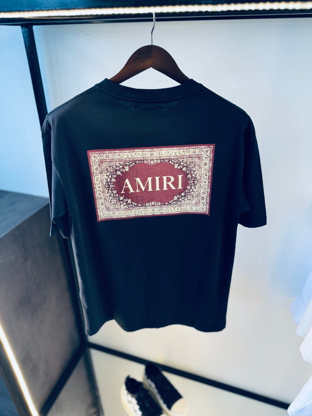 AMIRI RUG T-SHIRT "CHARCOAL"